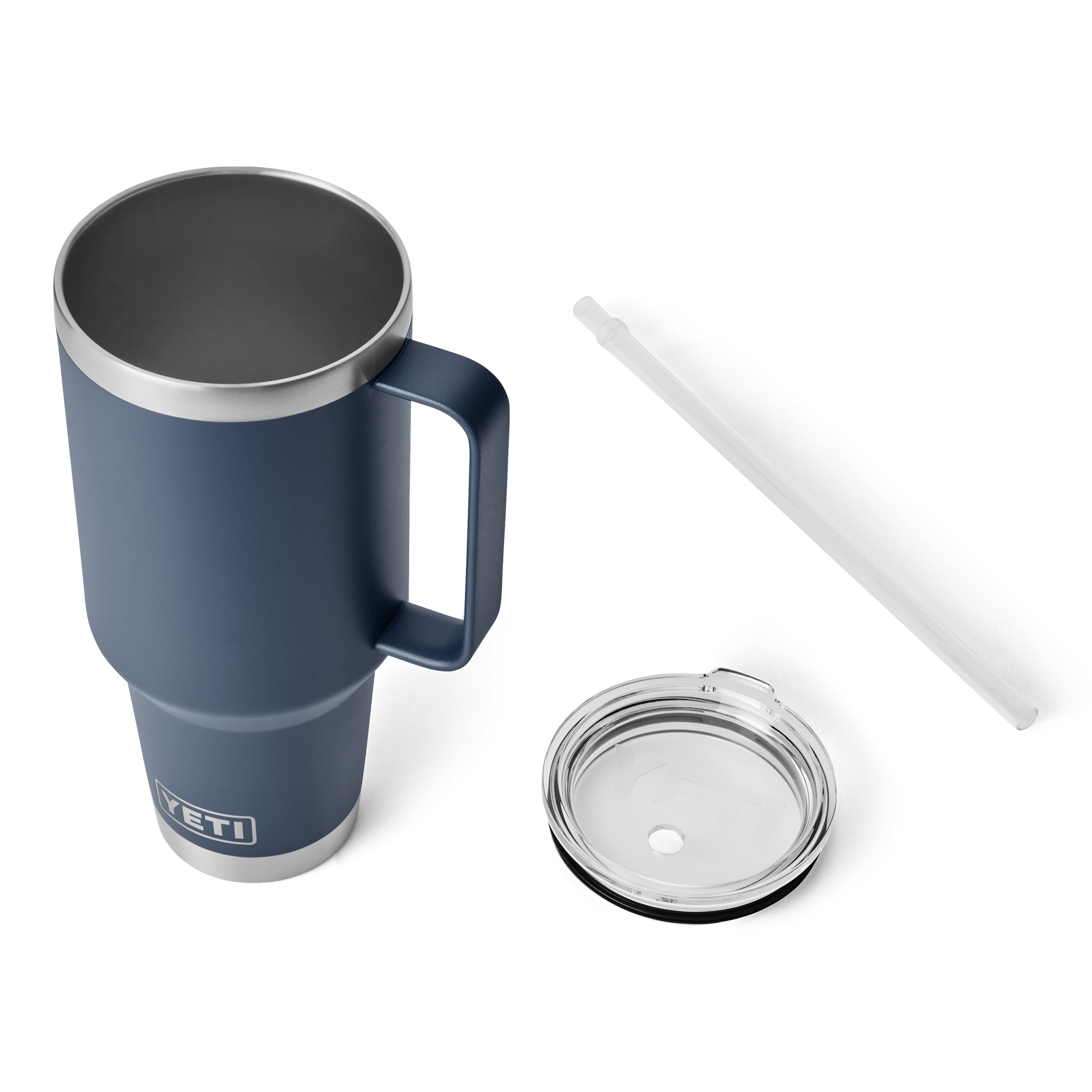 YETI Rambler 42 oz mug isotherme paille Navy 1,2 L