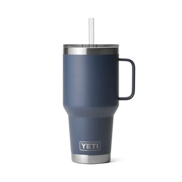 YETI Rambler 1 L mug isotherme paille Navy inox