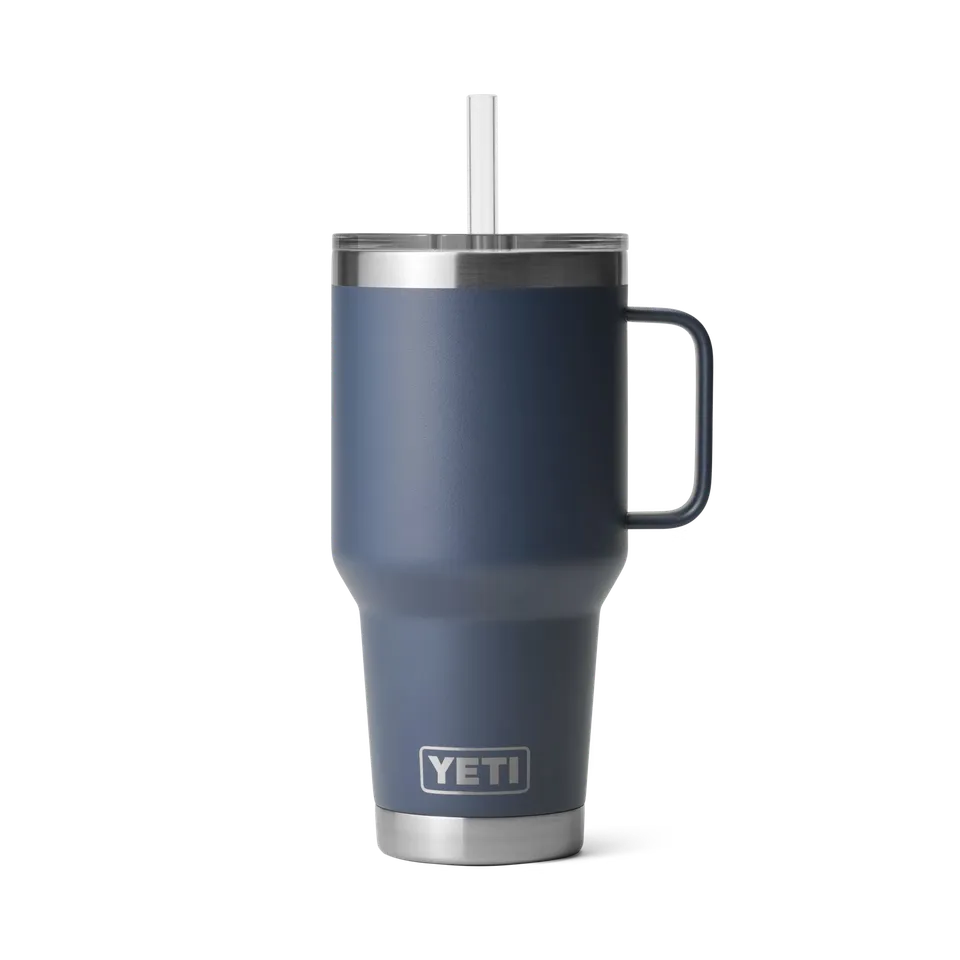 YETI Rambler 1 L mug isotherme paille Navy inox