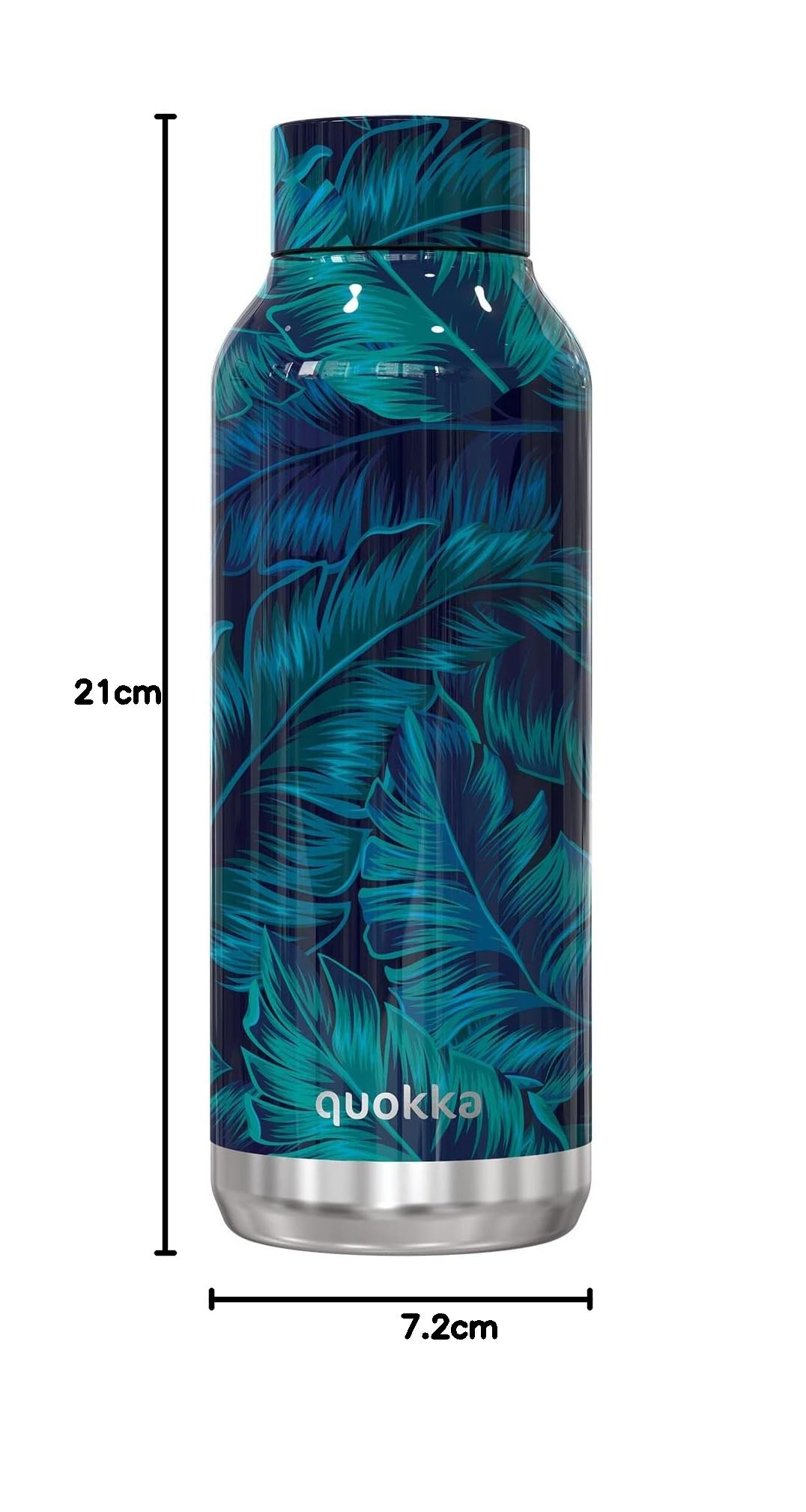 Quokka Solid Deep Jungle bouteille isotherme 510 ml