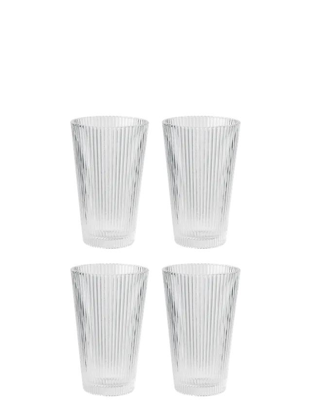 Stelton Pilastro verre 0,35 L lot 4 verres eau