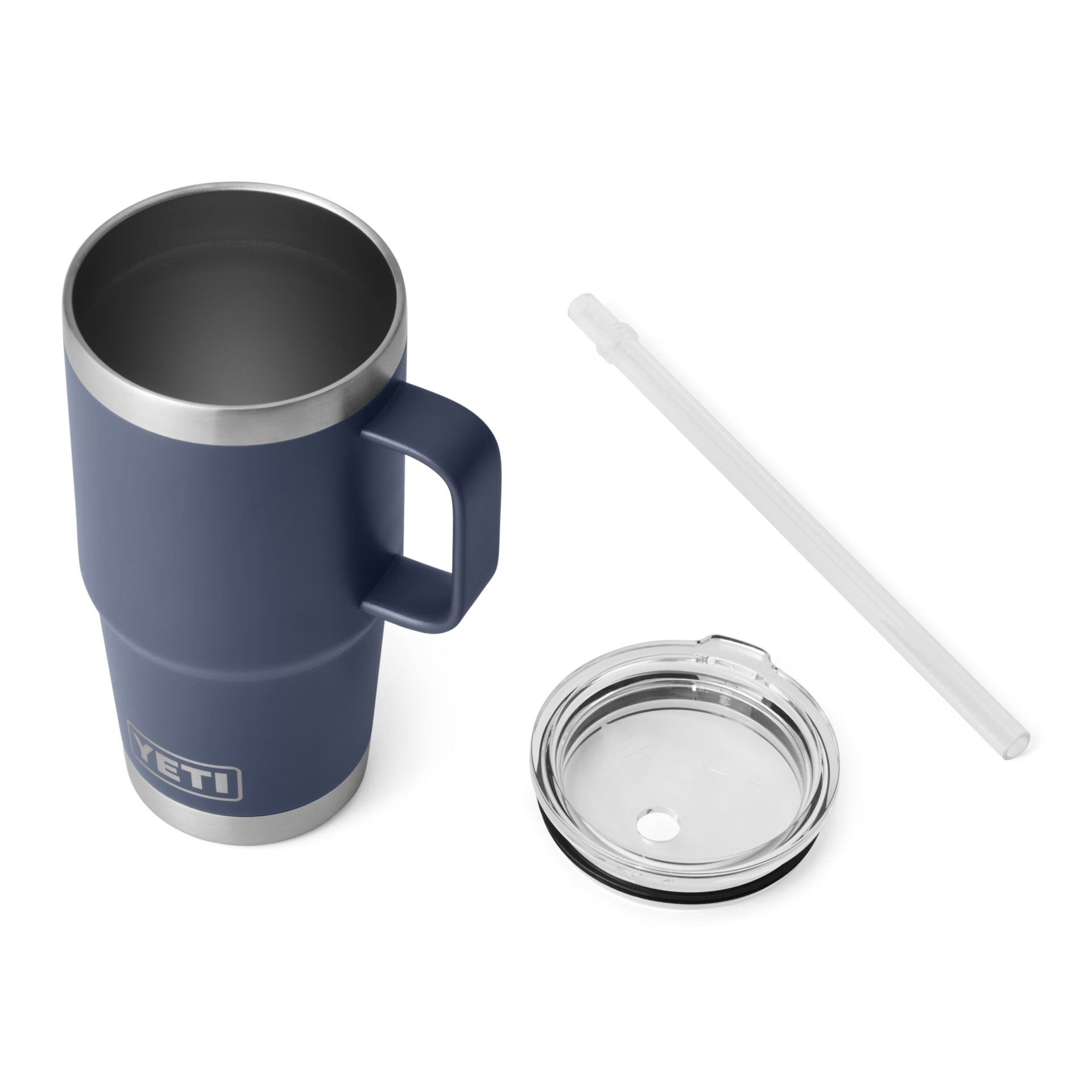 YETI Rambler 25 oz Mug isotherme 739 ml Navy paille