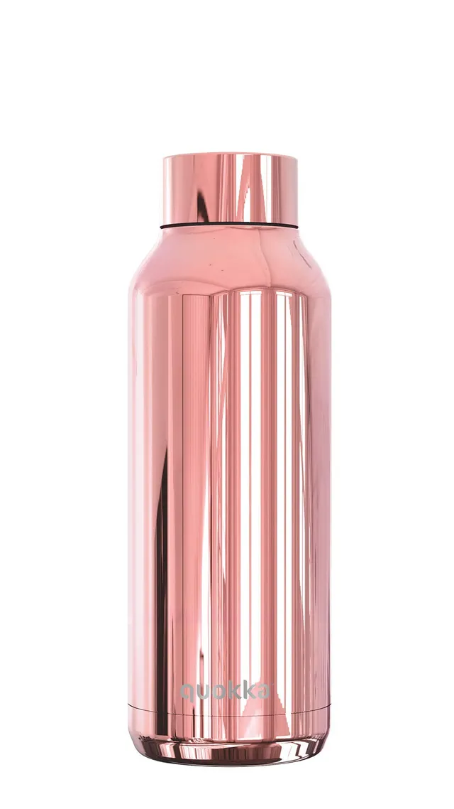 Quokka Solid Rose Dorée 510 ml bouteille isotherme inox