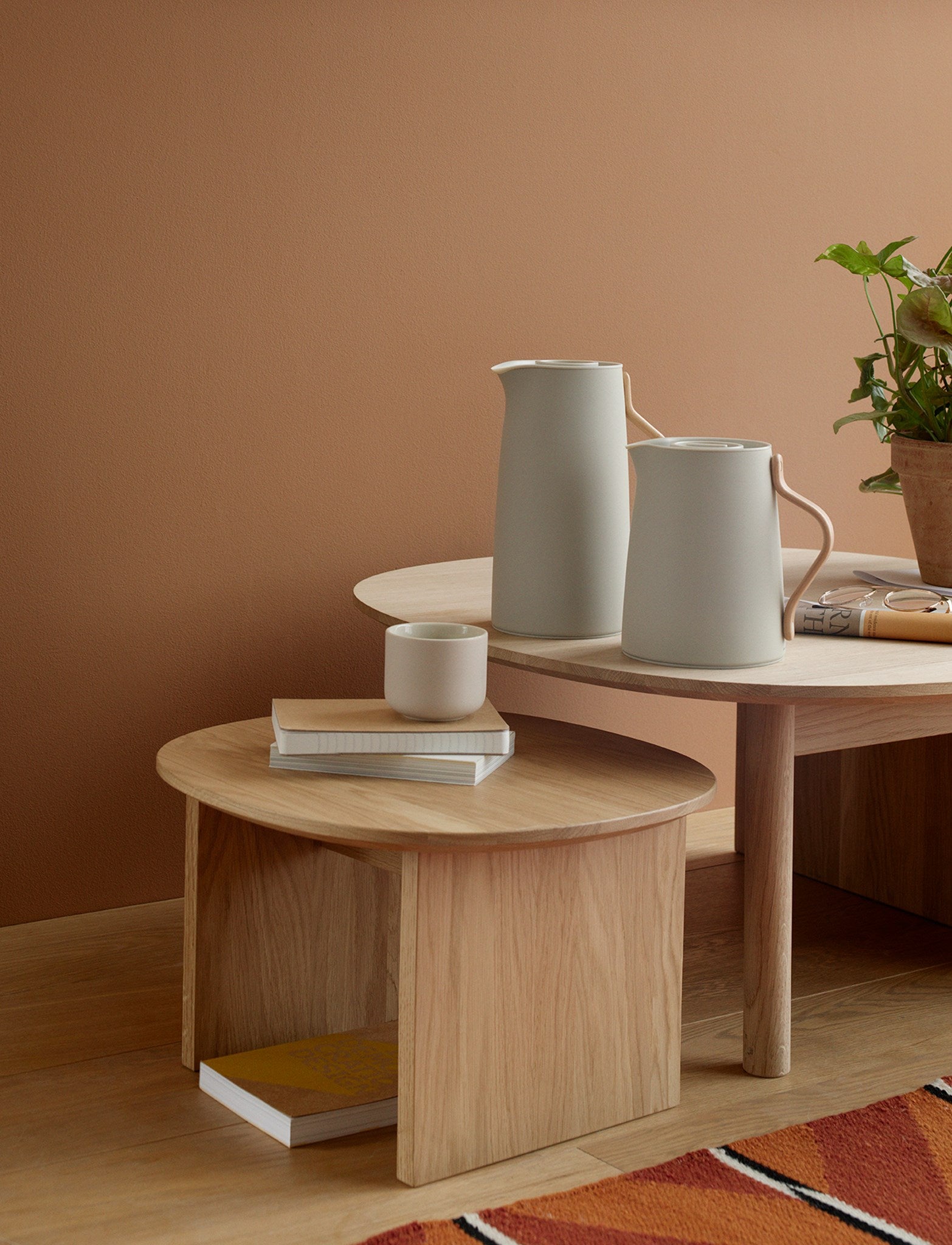 Stelton Theo tasse à thé 20 cl grès sous-verre