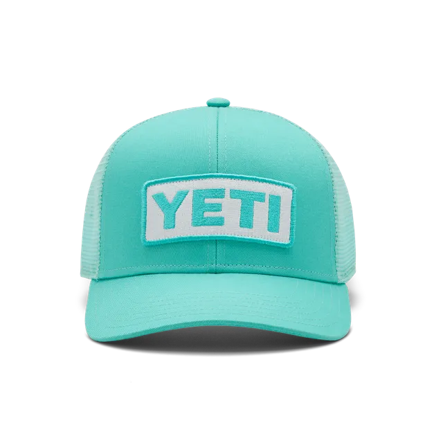 YETI Logo Badge casquette trucker ocean coton