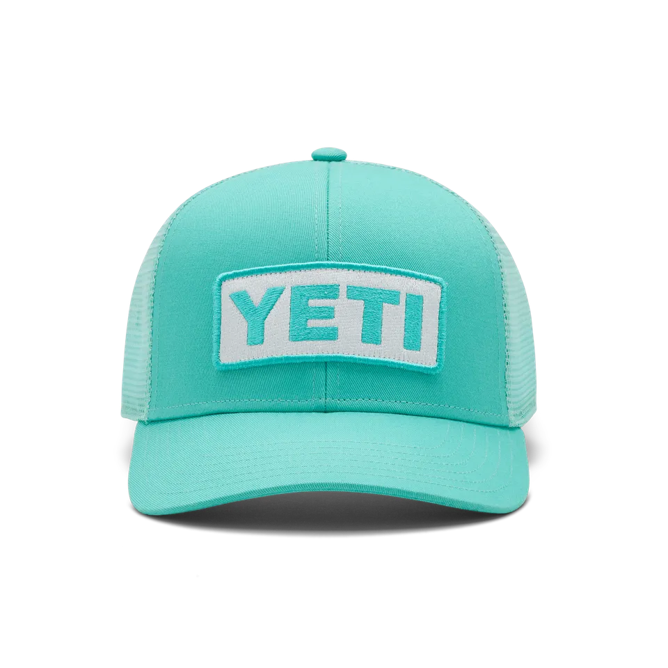 YETI Logo Badge casquette trucker ocean coton
