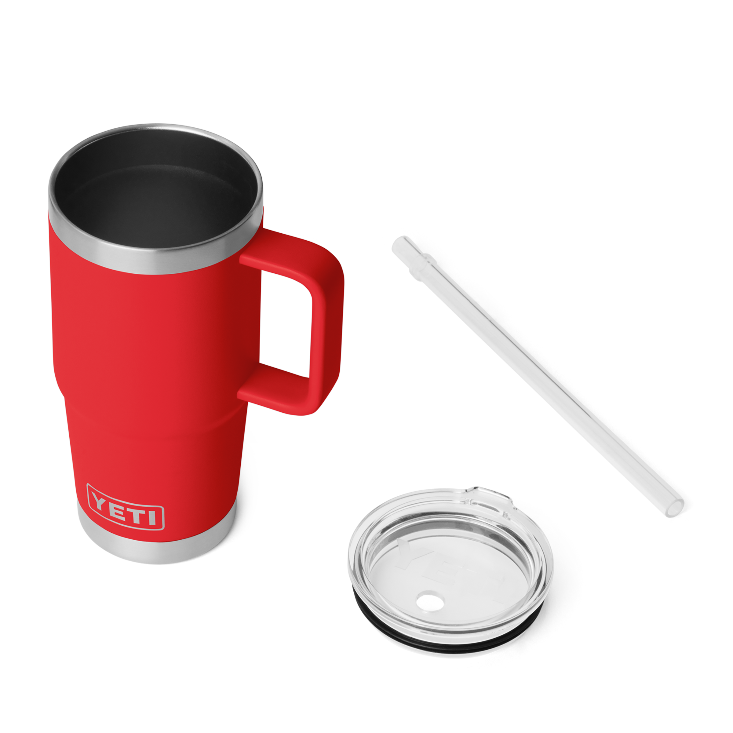 YETI Rambler 25 oz Straw Mug 2.0 mug isotherme 739 ml Rescue Red