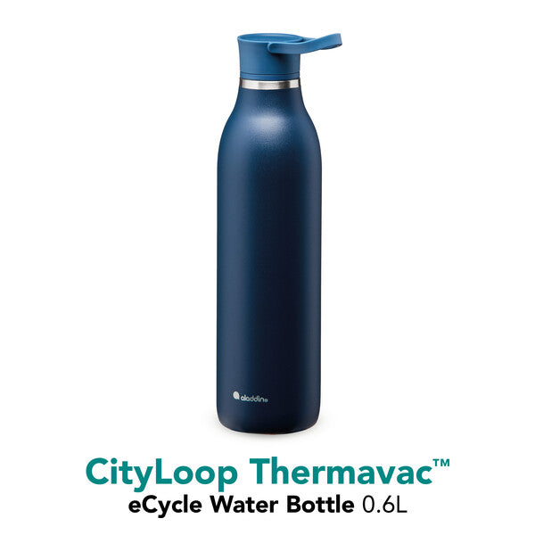 Aladdin CityLoop Thermavac eCycle Gourde isotherme 600 ml bleu marine froid