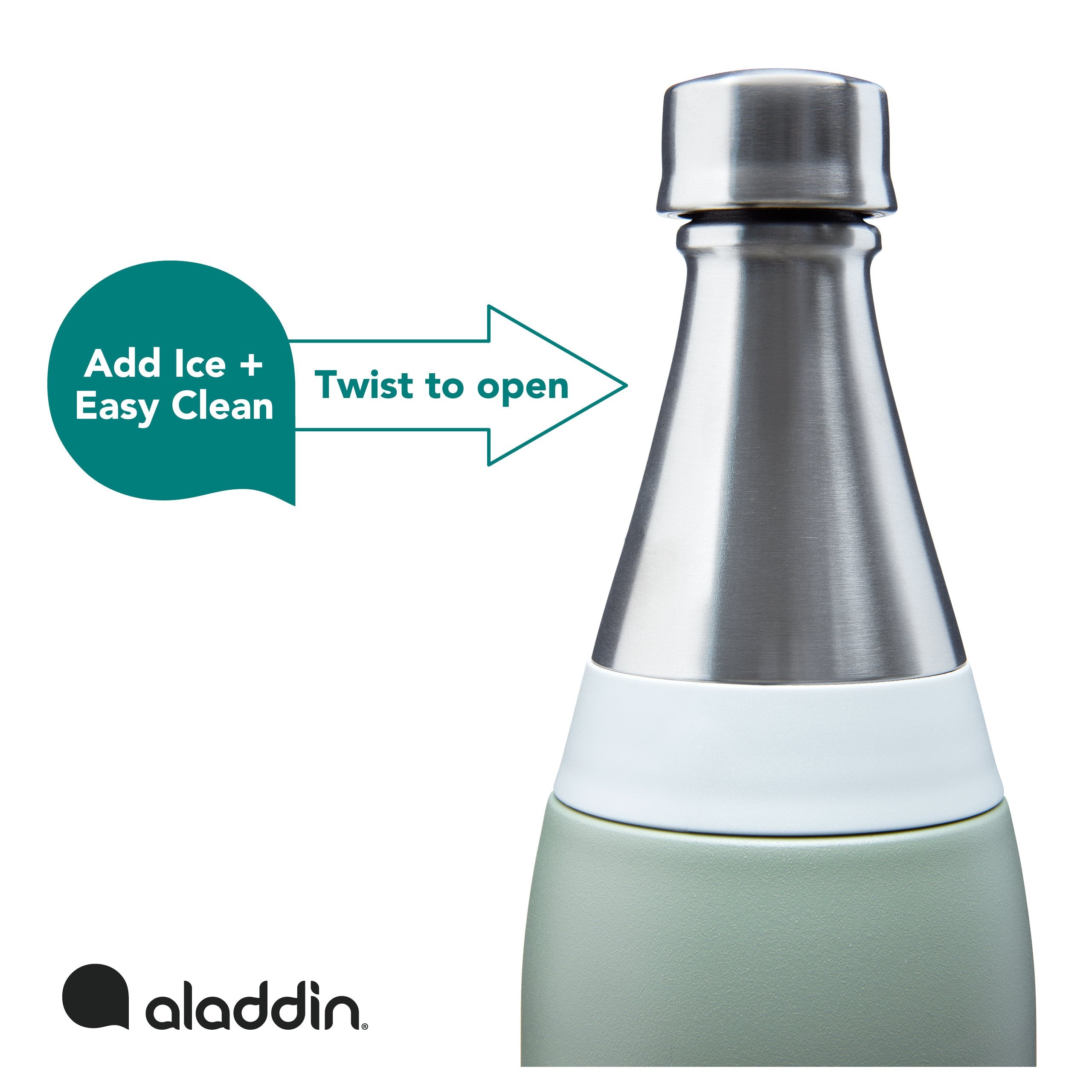 Aladdin Fresco Thermavac gourde isotherme 600 ml vert