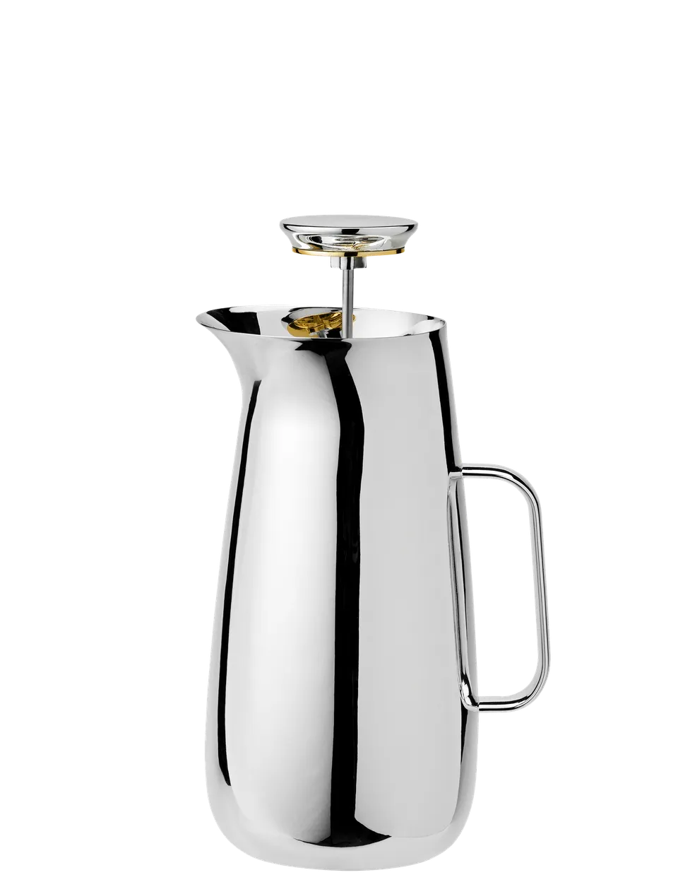 Stelton Norman Foster théière à piston 1 L inox isotherme