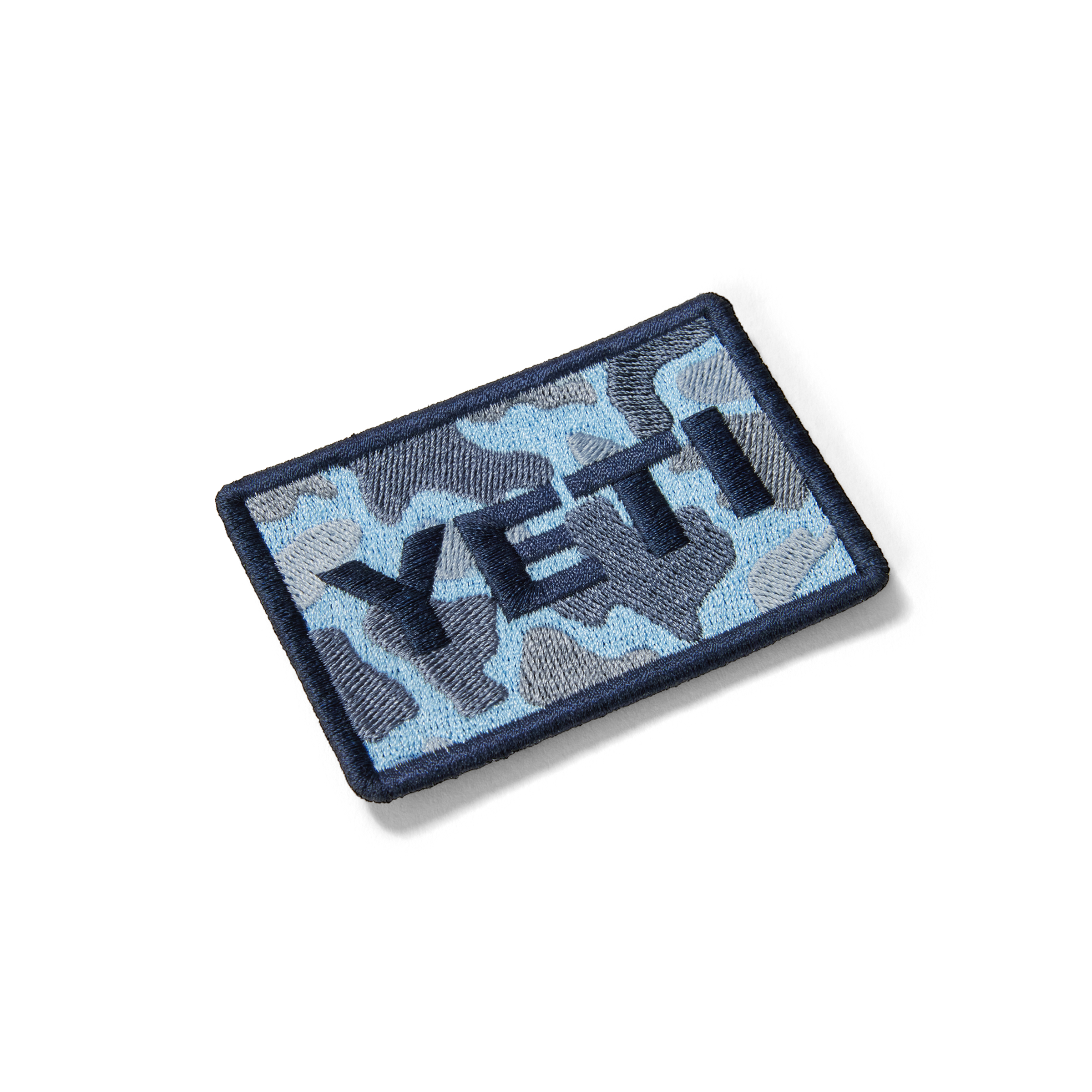 YETI Blue Camo Patch écusson scratch 5x7 cm