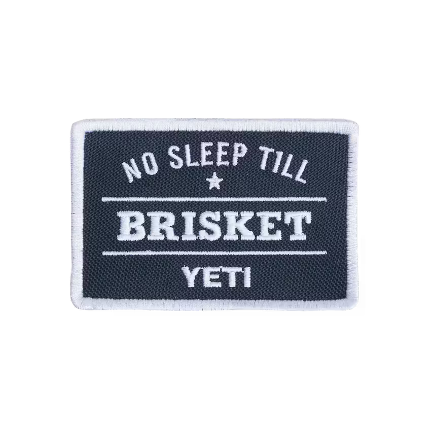 YETI No Sleep Till Brisket patch écusson navy