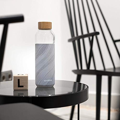 Quokka Flow bouteille verre White Stone 660 ml
