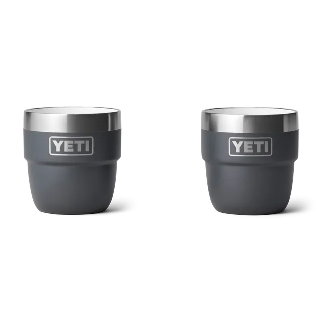 YETI Rambler 4 oz (118 ml) tasses espresso charcoal lot 2