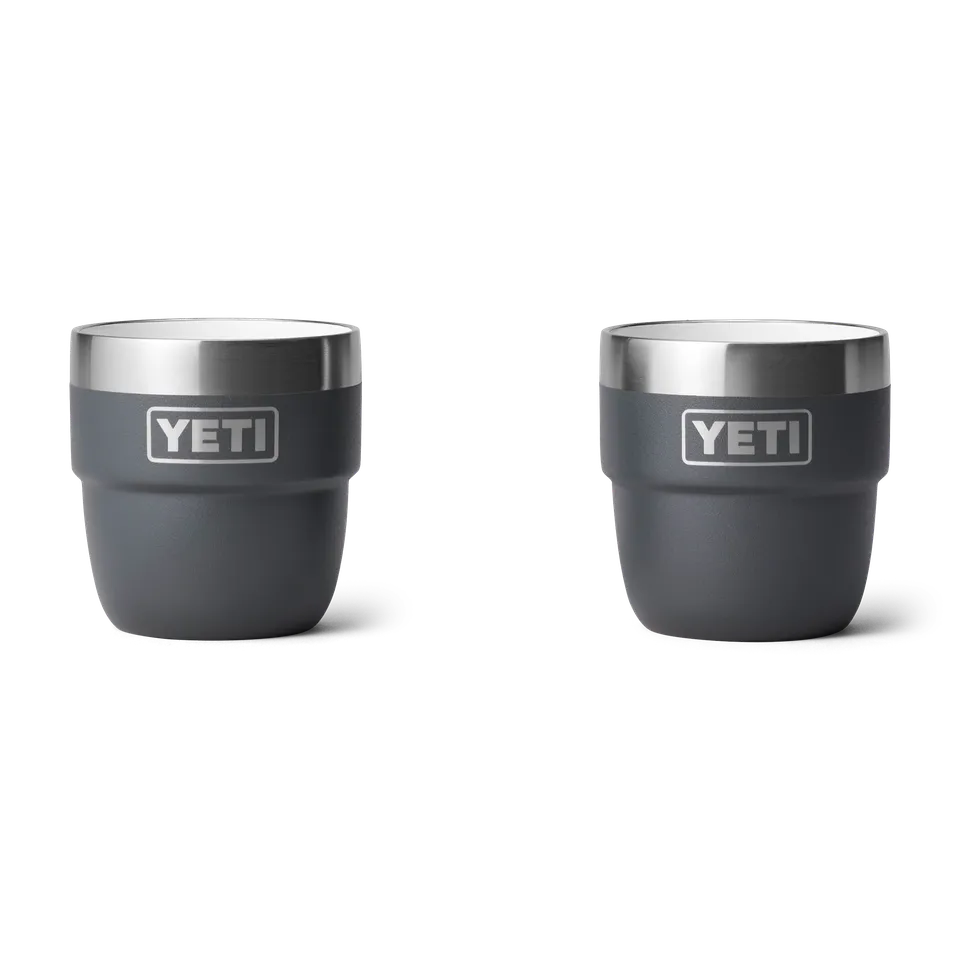 YETI Rambler 4 oz (118 ml) tasses espresso charcoal lot 2