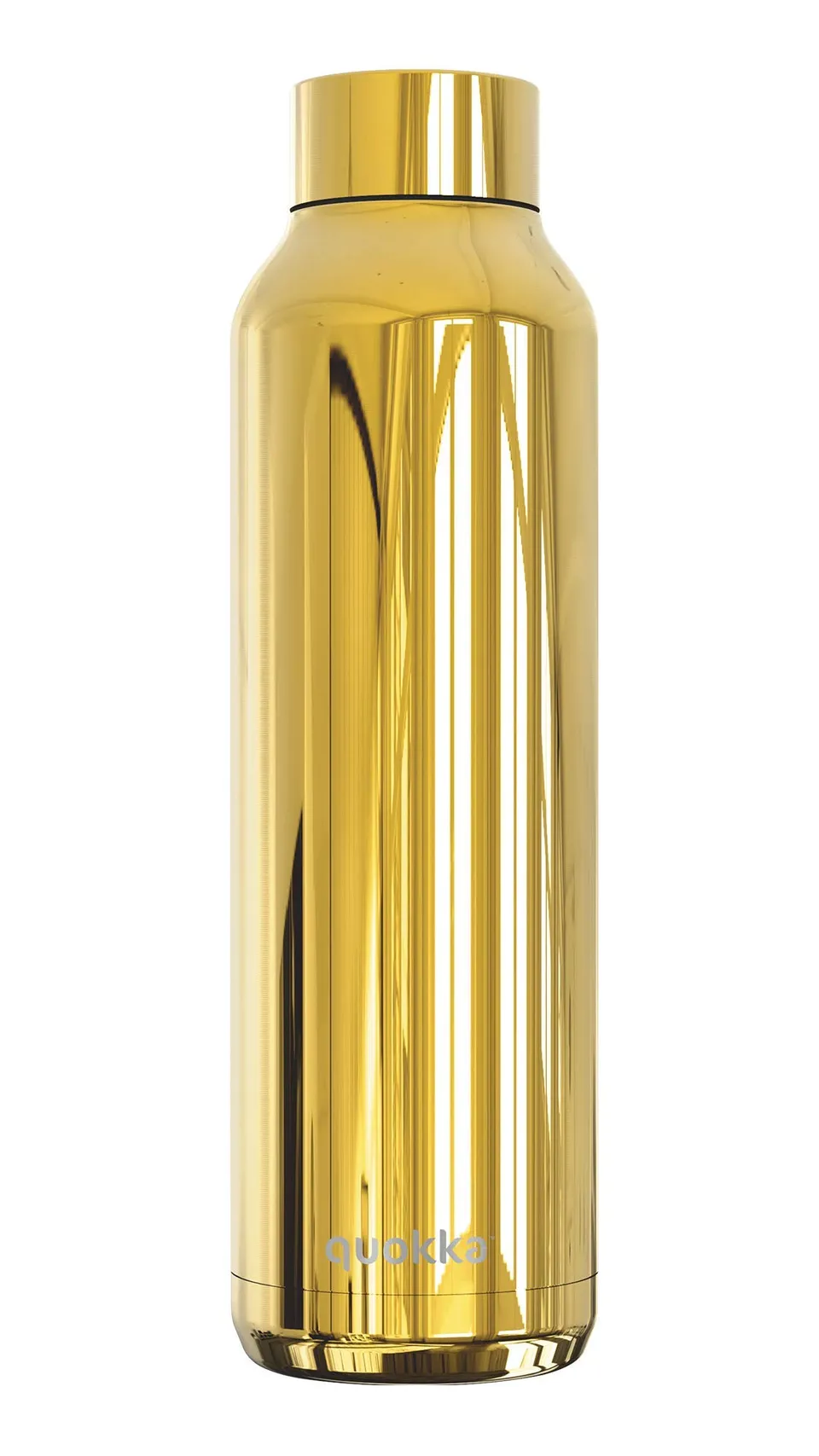 Quokka Solid Sleek Gold bouteille isotherme 630 ml