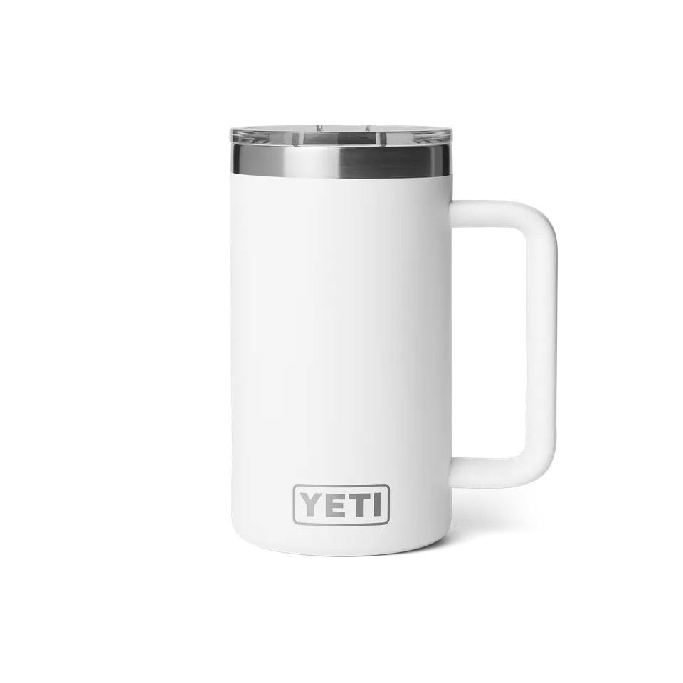YETI Rambler 24 oz (710 ml) mug isotherme blanc