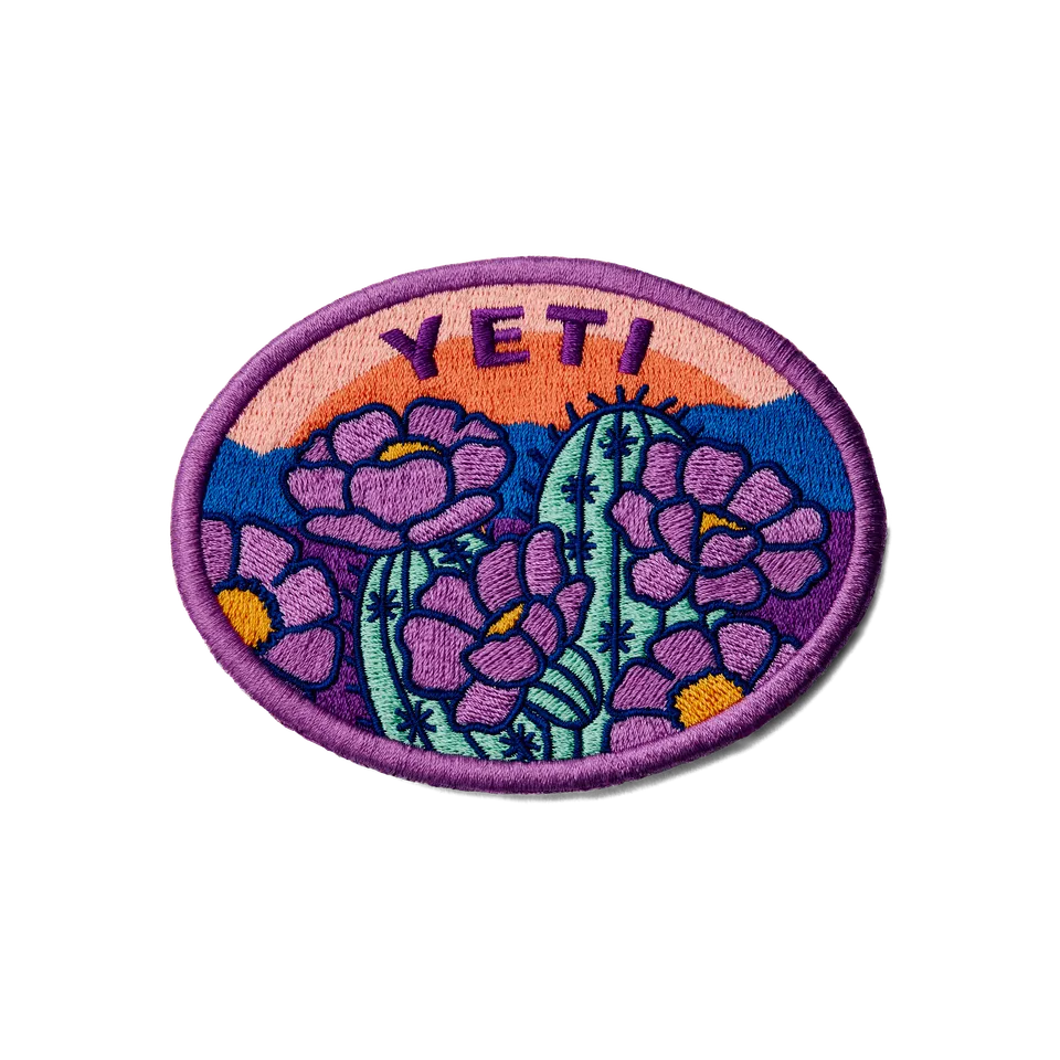 YETI Full Bloom Patch écusson violet scratch