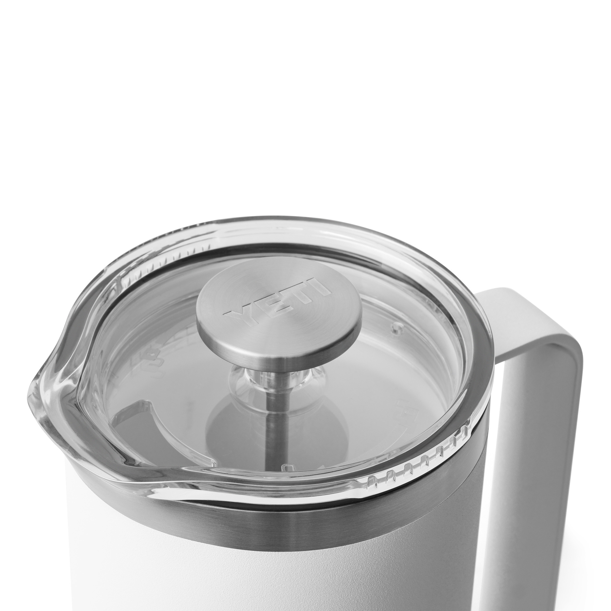 YETI Rambler cafetiere piston 1 L blanche isotherme