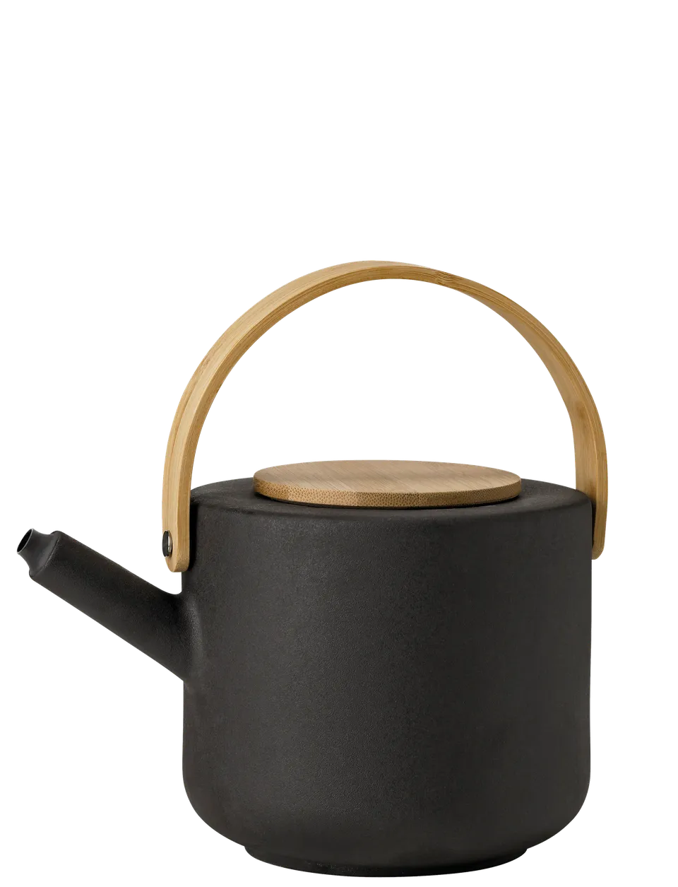 Stelton Theo théière 1,25 L grès noir bambou