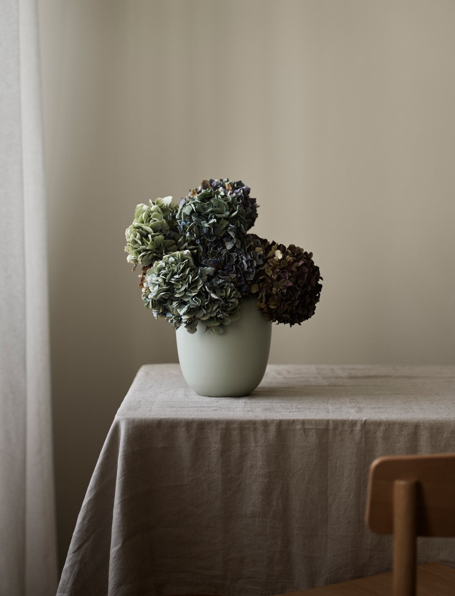 Stelton Ora vase design 21,6 cm bord acier