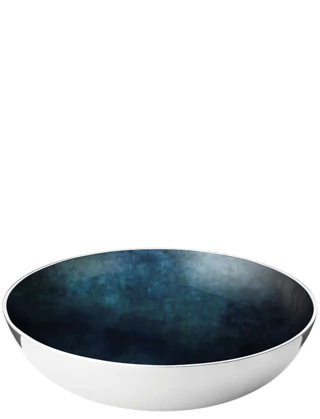 Stelton Stockholm bol déco alu 40 cm Horizon bleu