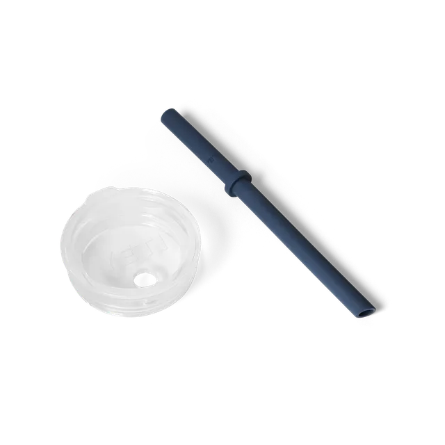 YETI Rambler Small Couvercle paille silicone bleu marine
