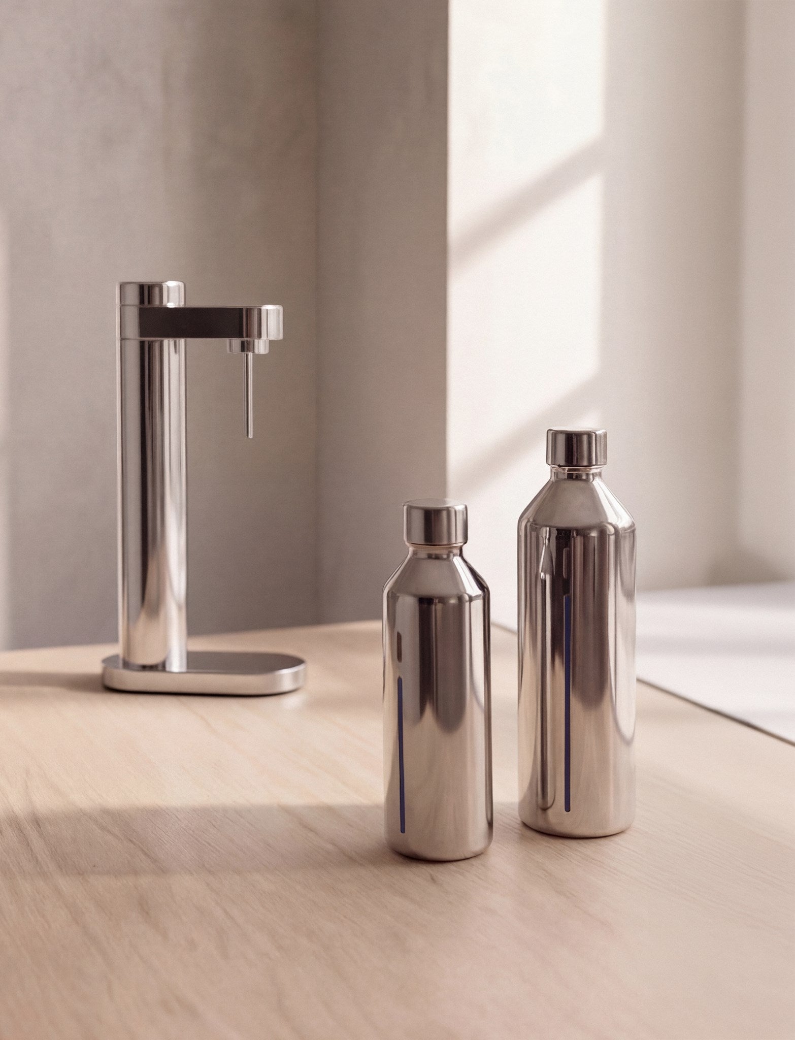 Stelton Brus bouteille gazéifiante 800 ml inox