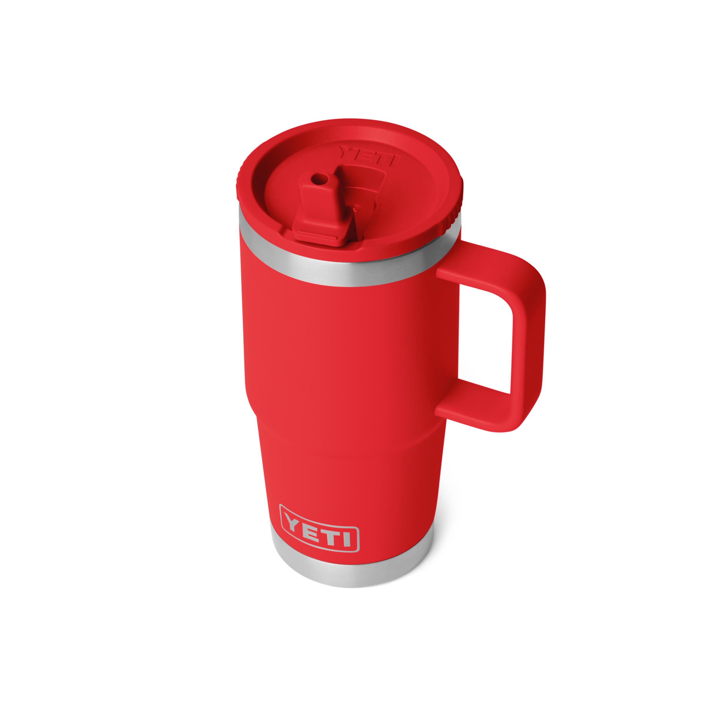 YETI Rambler 20 oz Travel Straw Mug isotherme Rescue Red 591 ml