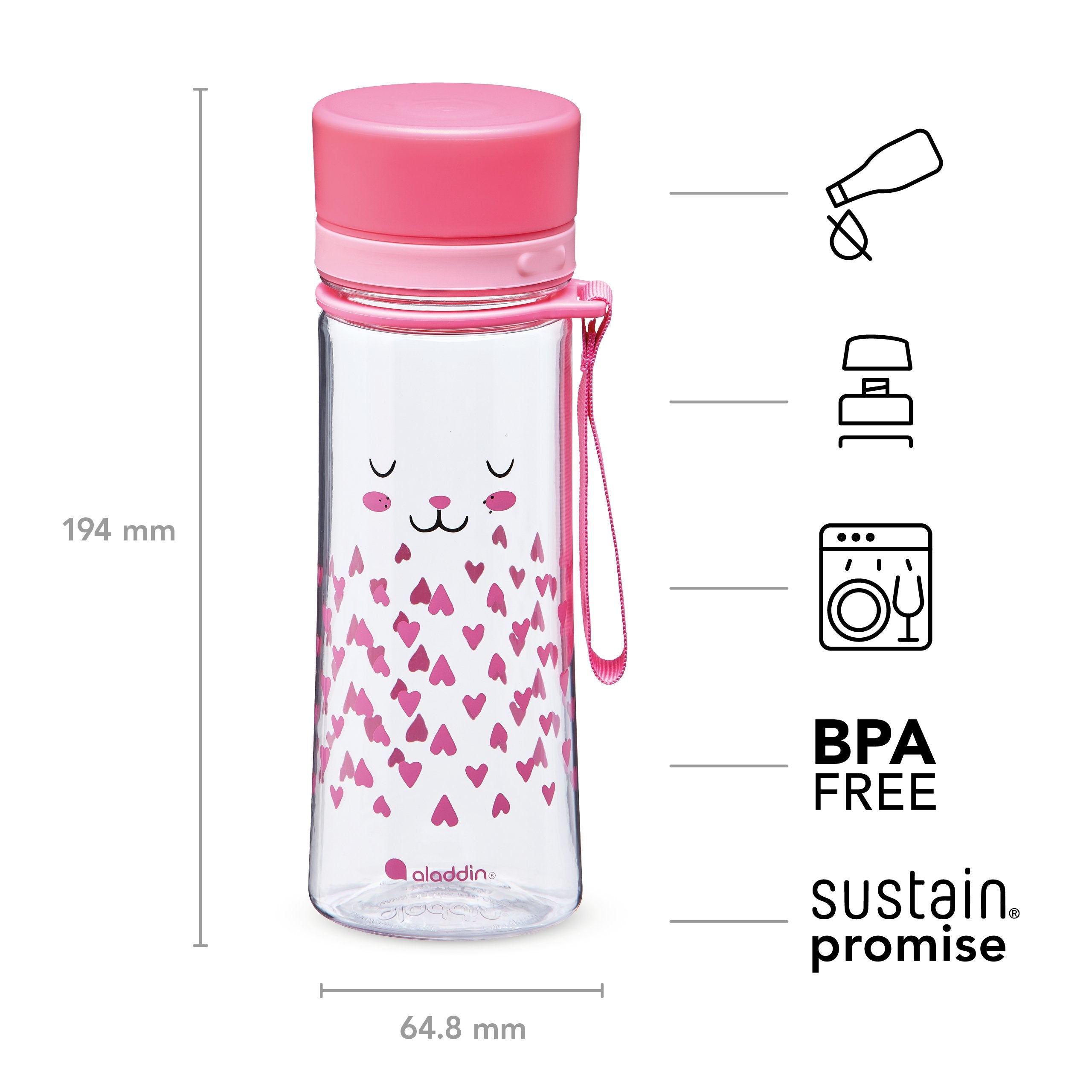 Aladdin My First Aveo gourde enfant 350 ml lapin