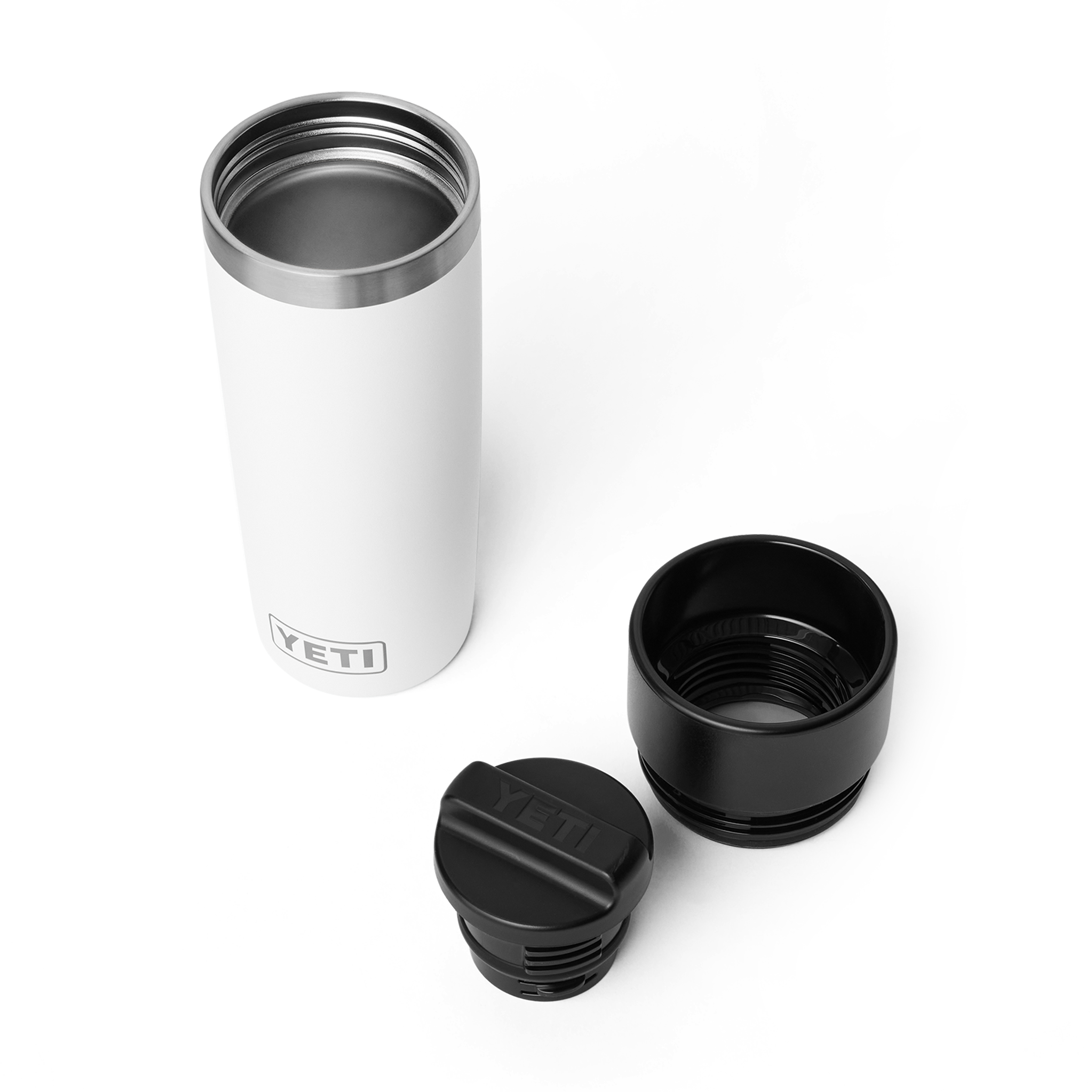 YETI Rambler 16 oz (473 ml) bouteille isotherme White inox