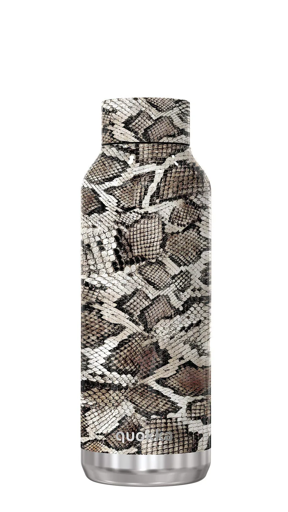 Quokka Solid Snake Print bouteille isotherme 510 ml noir