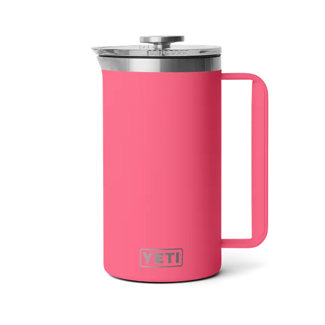 YETI Rambler Cafetière Piston 1 L Rose Isotherme Inox