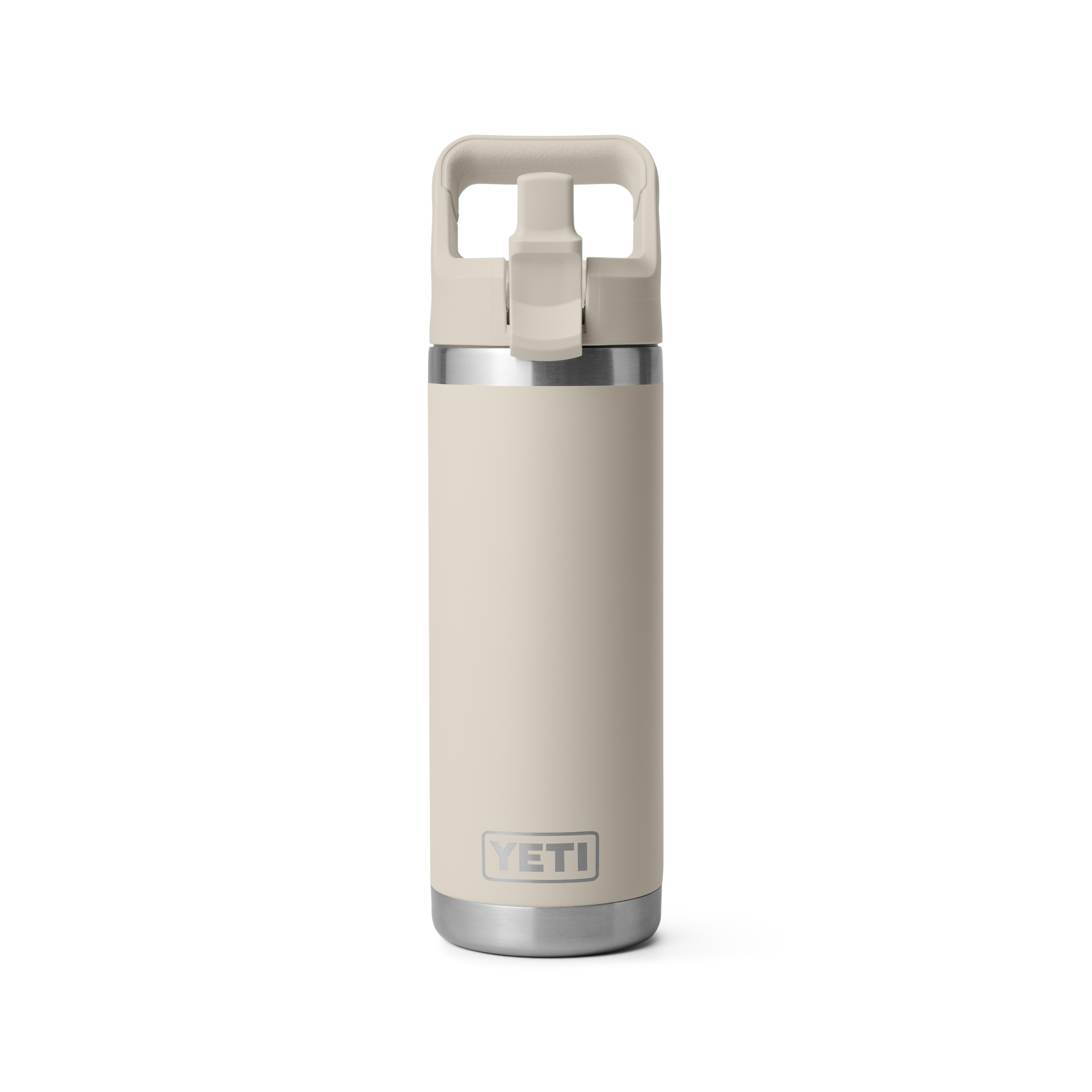 YETI Rambler Bouteille Isotherme 532 mL Taupe Inox
