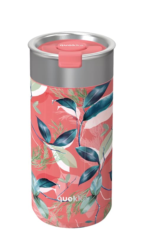 Quokka Boost gobelet isotherme Exotic Rose 400 ml infuseur