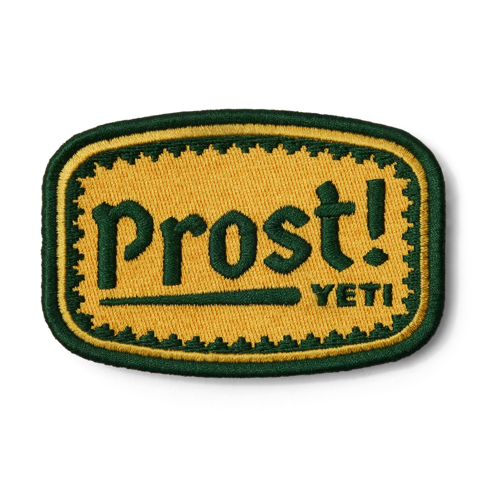 YETI Prost Patch jaune 6x9 cm pour sac