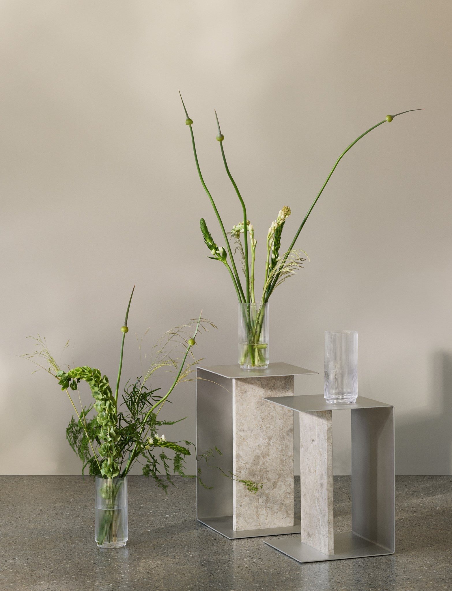 Stelton Pilastro vase en verre 21 cm transparent