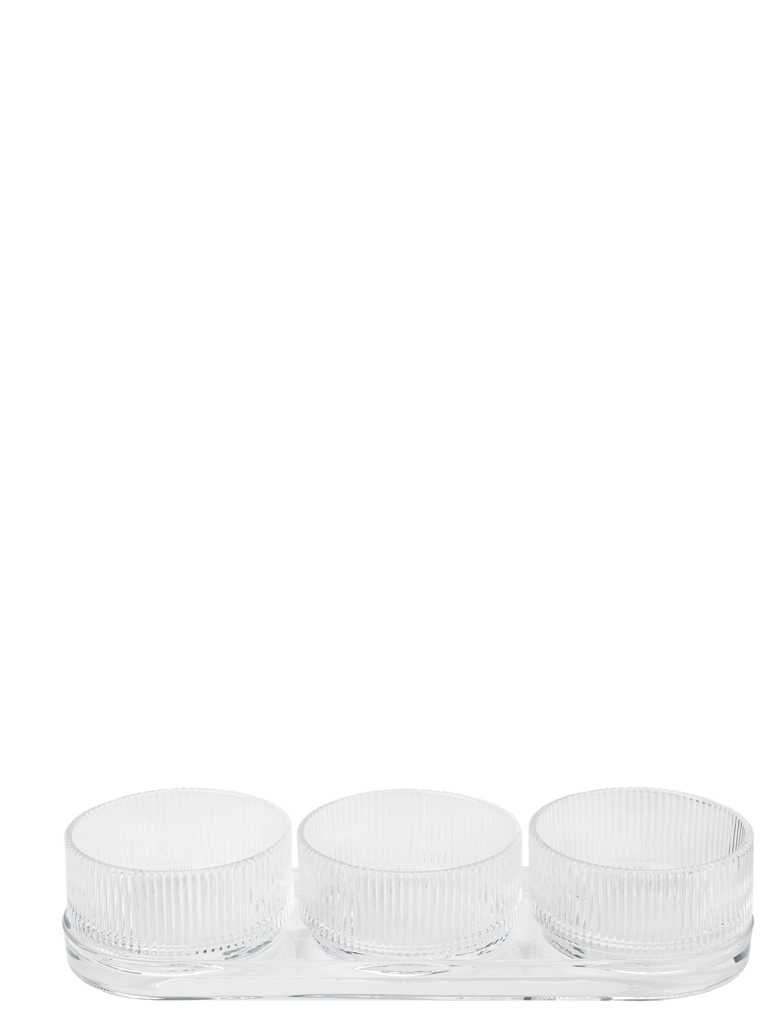 Stelton Pilastro service apéro 3 bols 10 cm + plat