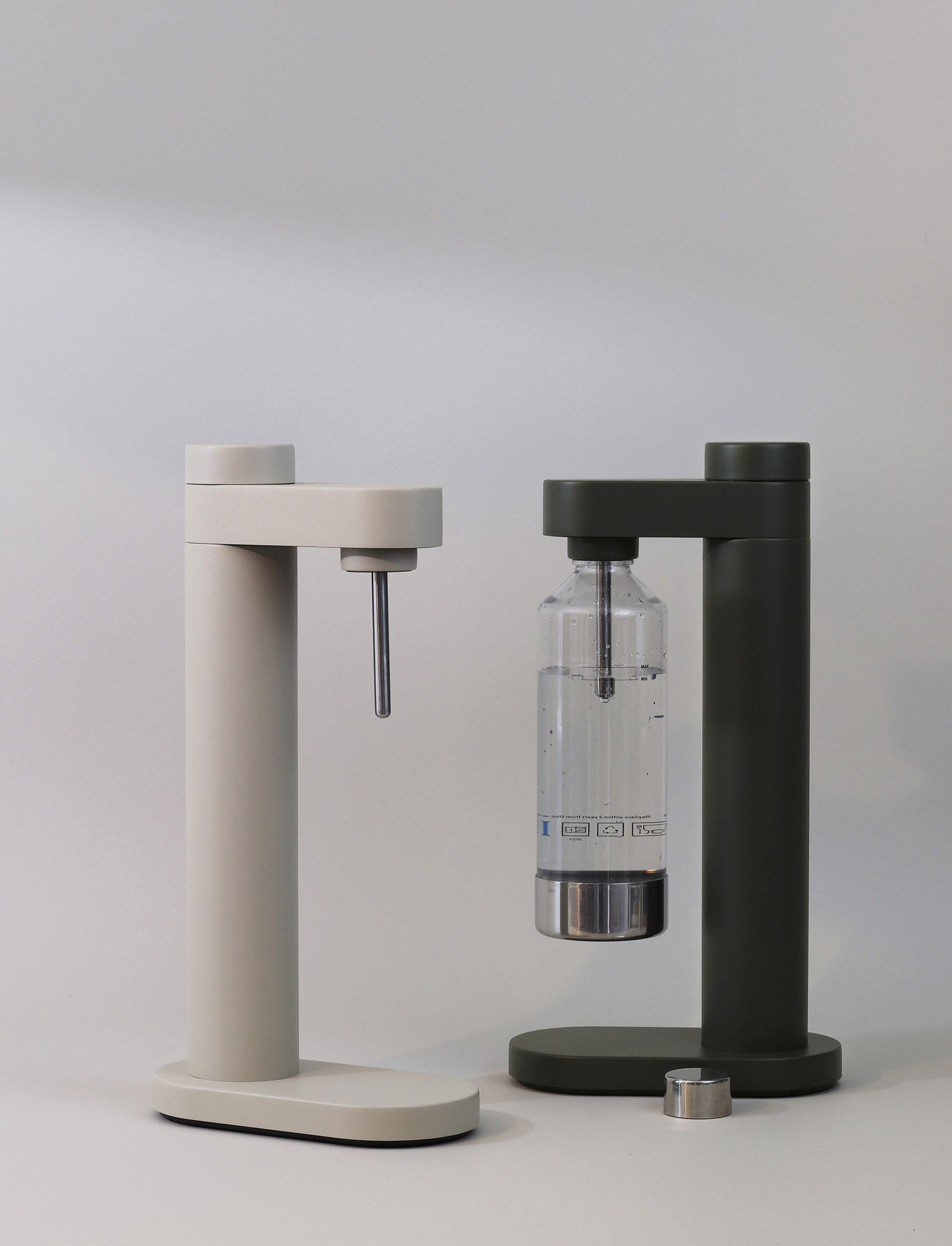 Stelton Brus carbonateur eau gazeuse inox bouteille PET