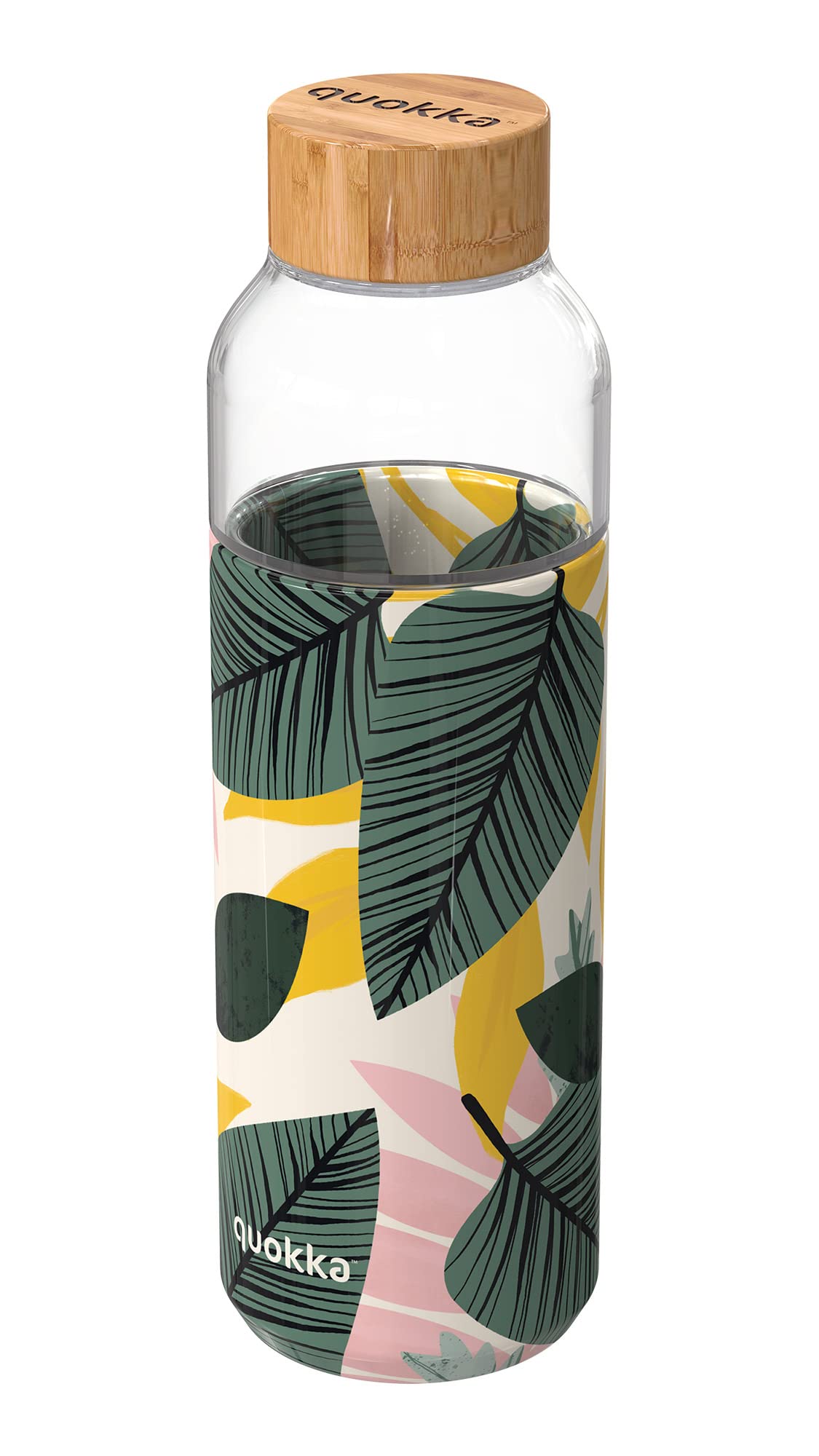 Quokka Flow bouteille verre 660 ml Feuilles d'automne