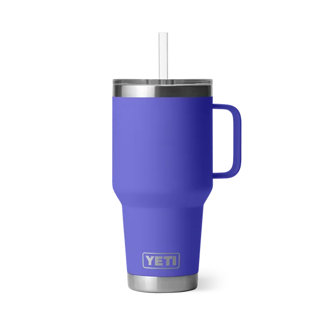 YETI Rambler 35 oz (1 L) mug paille Ultramarine Violet