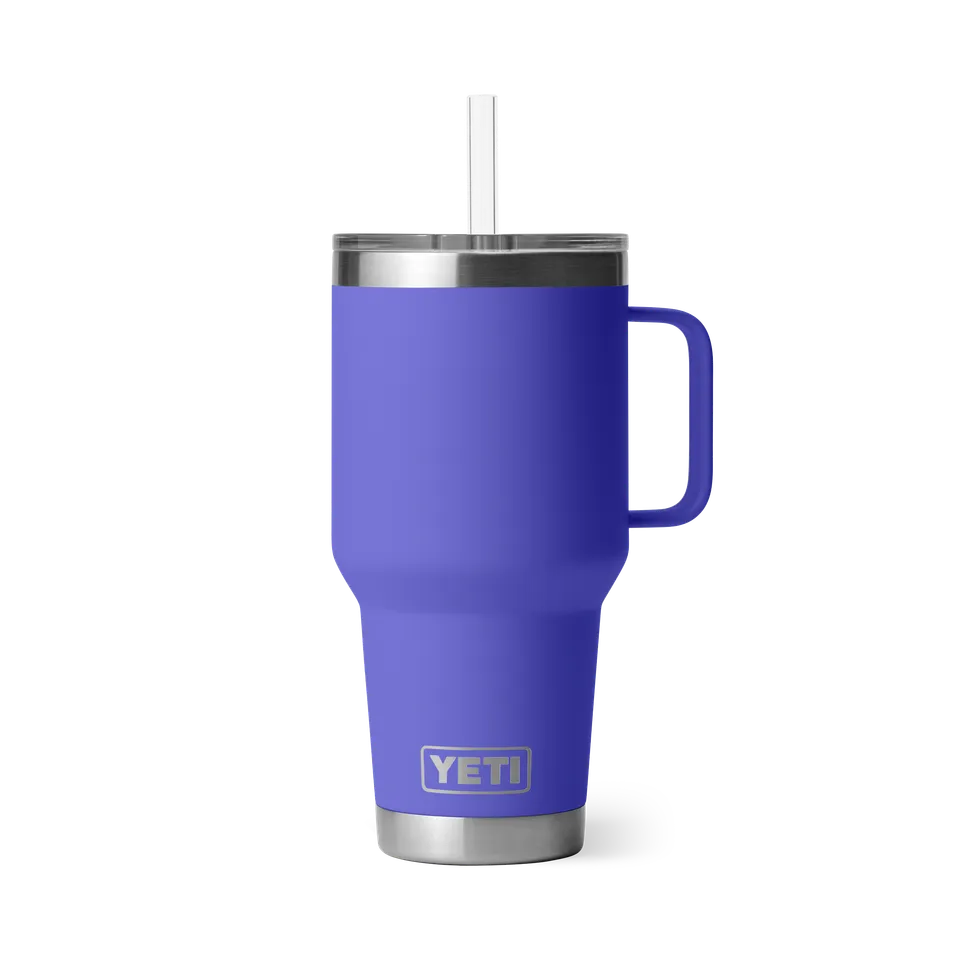 YETI Rambler 35 oz (1 L) mug paille Ultramarine Violet