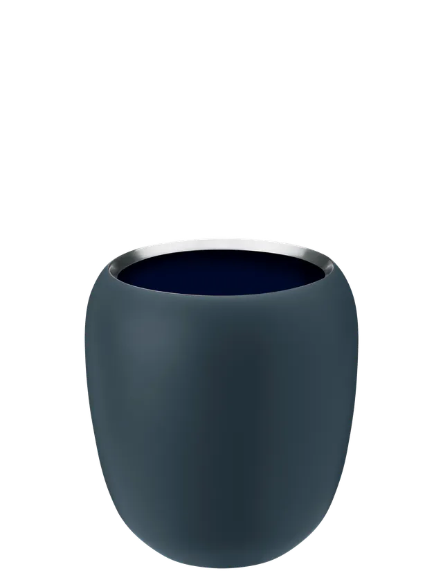Stelton Ora vase 17,9 cm mat bord acier