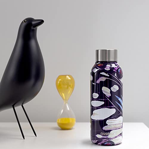 Quokka Solid Bouteille Inox 510 ml Ailes Violet isotherme