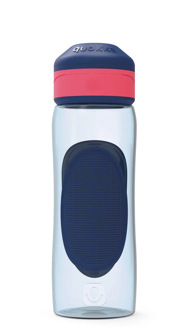 Quokka Splash Indigo bouteille Tritan 730 ml bouton