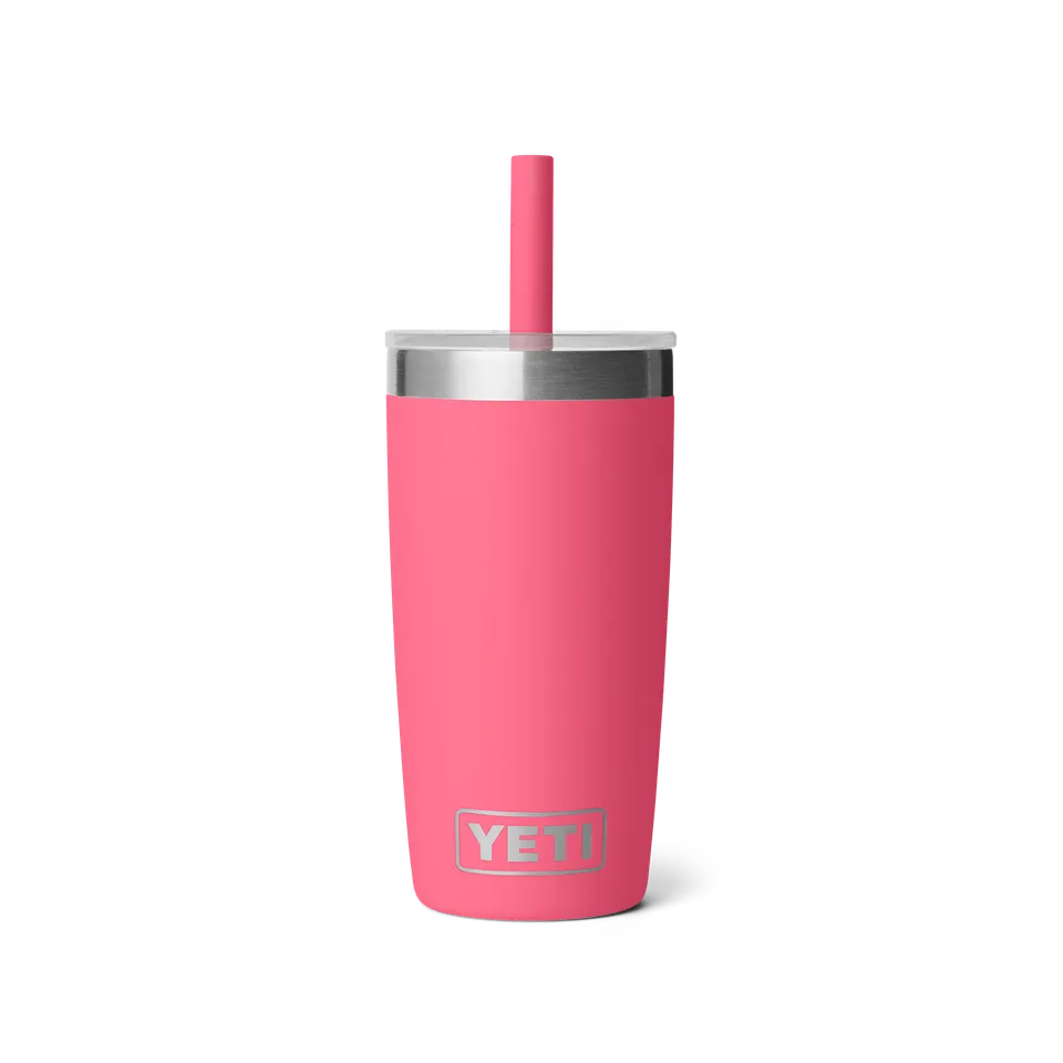 YETI Rambler Jr 10 oz gobelet isotherme 295 ml rose paille