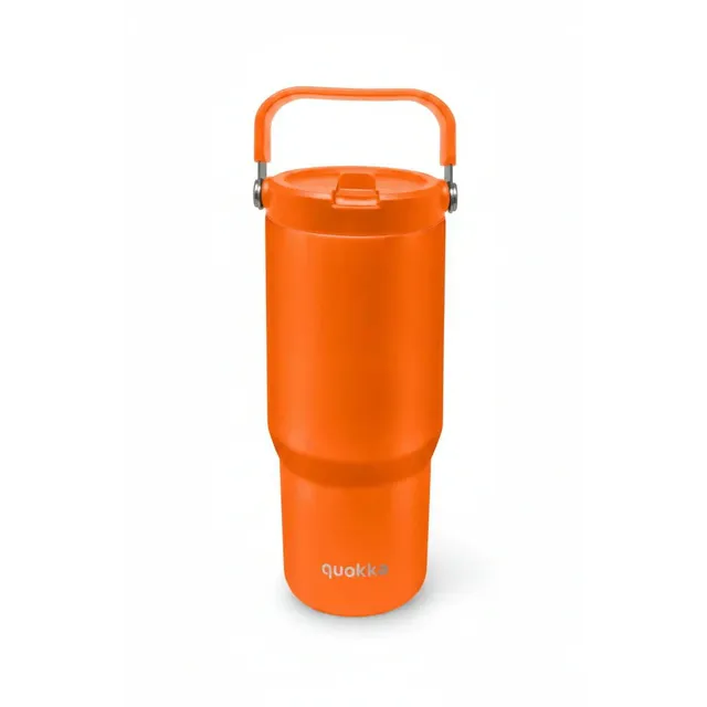 Quokka Core Cup Papaya Orange 860 ml tasse isotherme poignée