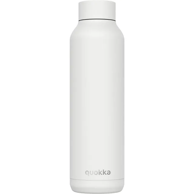 Quokka Solid White 850 ml bouteille isotherme inox grand format