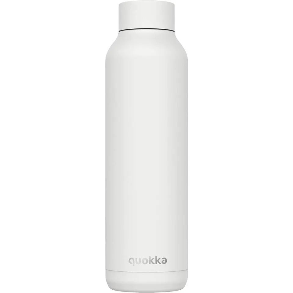 Quokka Solid White 850 ml bouteille isotherme inox grand format