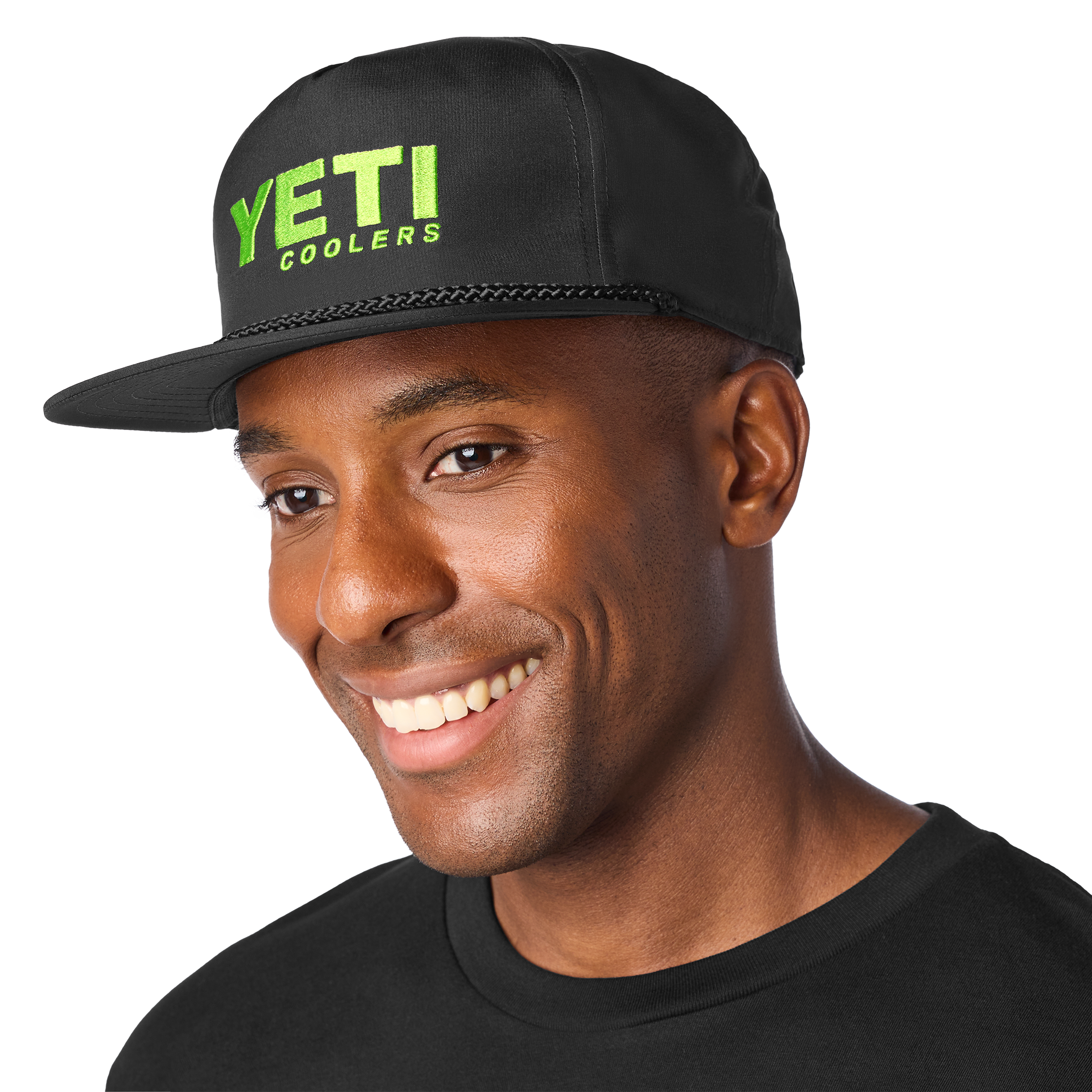 YETI Flat Brim Rope Hat casquette verte